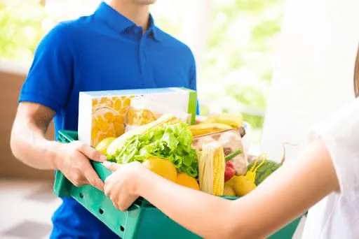 Grocery delivery to a rental home